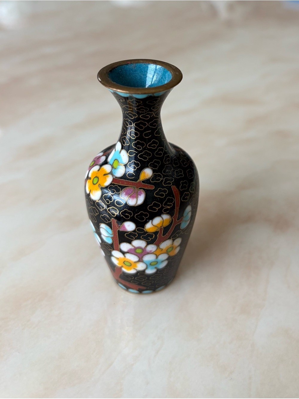 Vintage small Chinese Cloisonné Vase